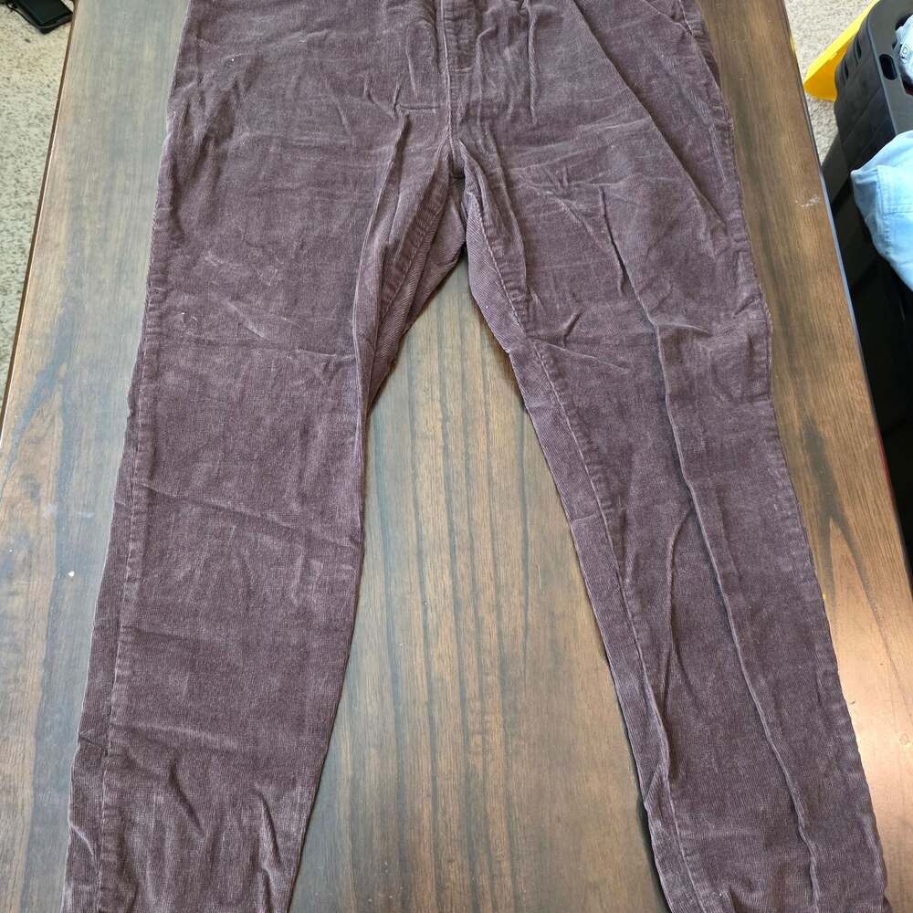 Roaman's Brown Corduroy Pants Women's Size 18W